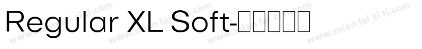 Regular XL Soft字体转换